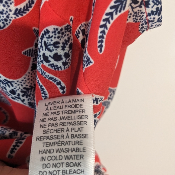 Twik Red, Blue & White Novelty Zip-Up Back Cami - Picture 6 of 7